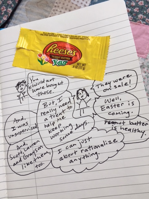 my problem with peanut butter Reeses eggs